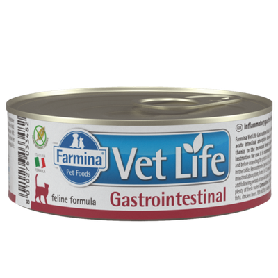 Фармина Vet Life Gastrointestinal (паштет) для кошек при заболеваниях ЖКТ, 85гр.
