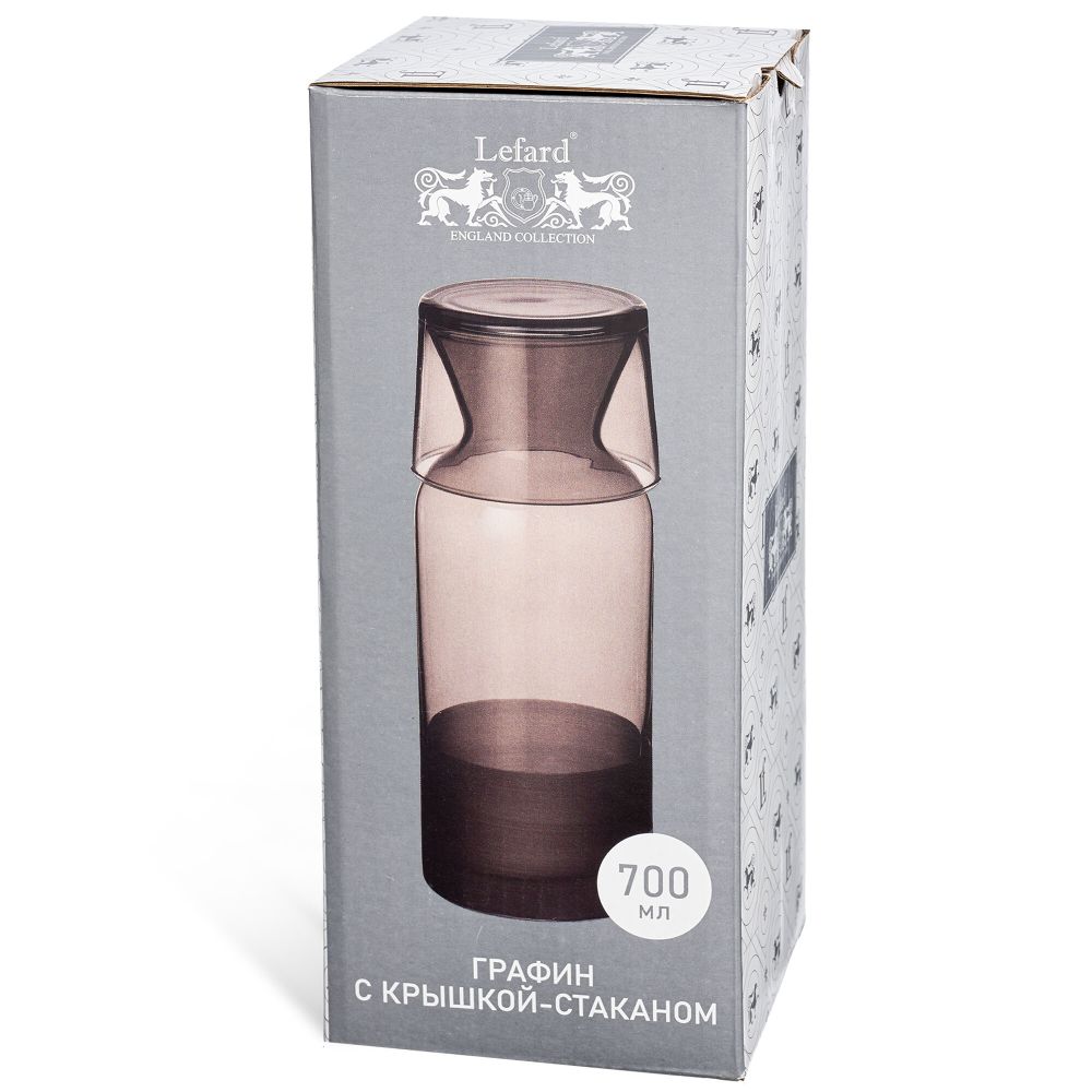 ГРАФИН С КРЫШКОЙ/СТАКАНОМ "GRASSLAND" 700МЛ