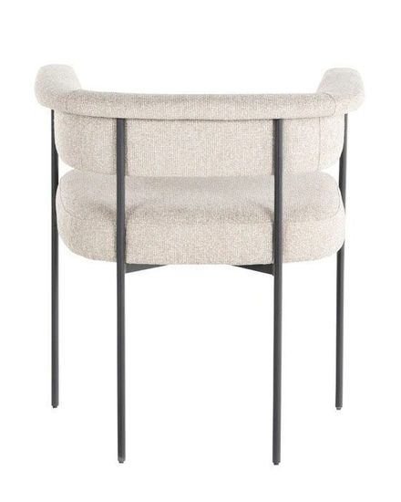 Бежевый мягкий стул “Эбби”