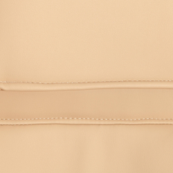 Кресло BERGAMO хром (22) кож/зам, бежевый, 36-34