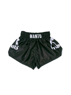 Шорты MANTO MUAY THAI DUAL чёрно-серые