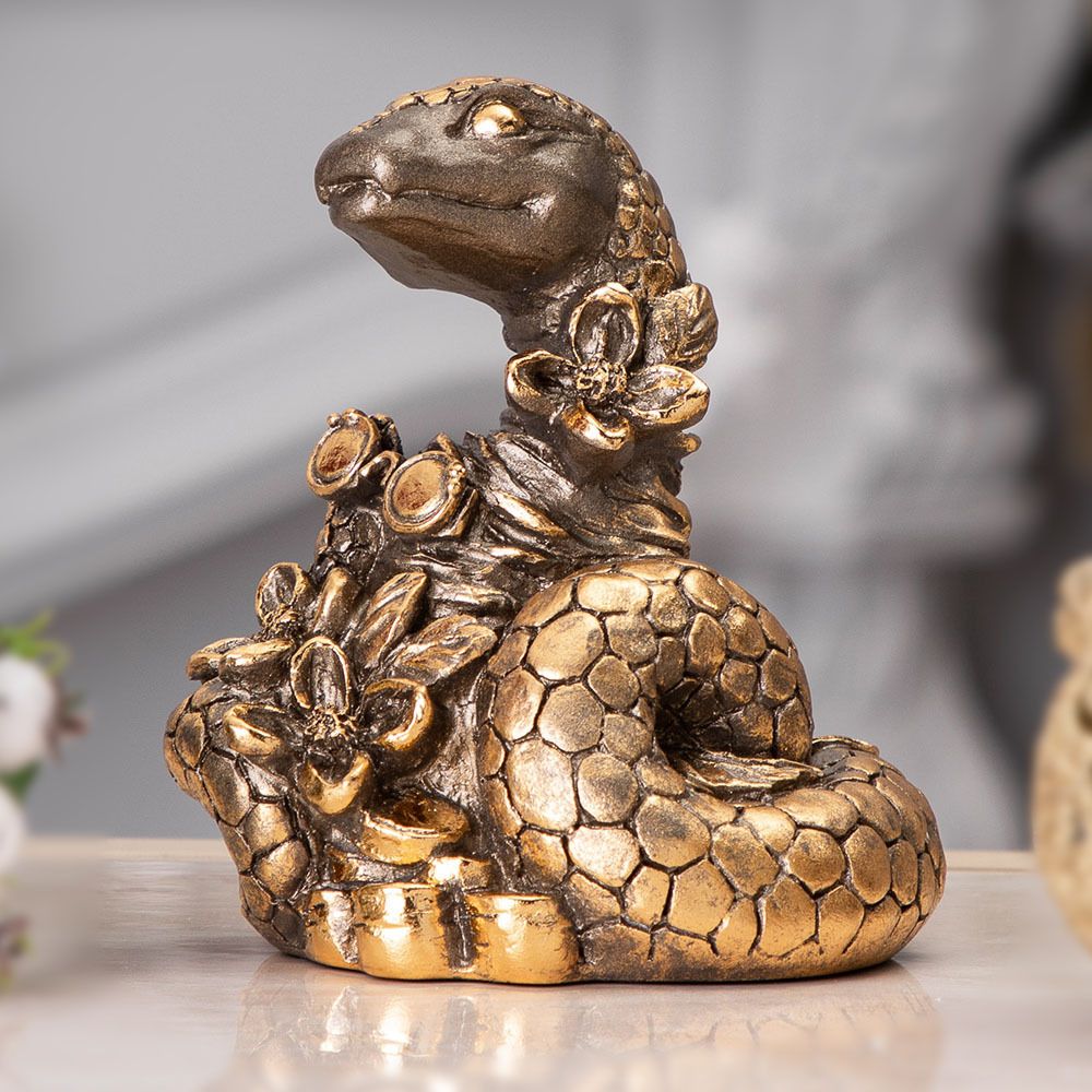 Статуэтка Змея Лаурель Бронза