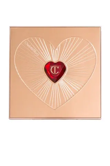 CHARLOTTE TILBURY Палетка для лица Love at First Swipe Multi-Glow Face Palette