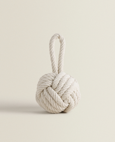 ZARA HOME ПЛЕТЕНЫЙ ОГРАНИЧИТЕЛЬ ДЛЯ ДВЕРИ