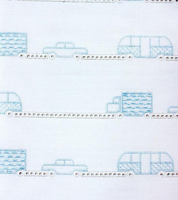 Детское постельное белье Машинки от Bovi вышивка