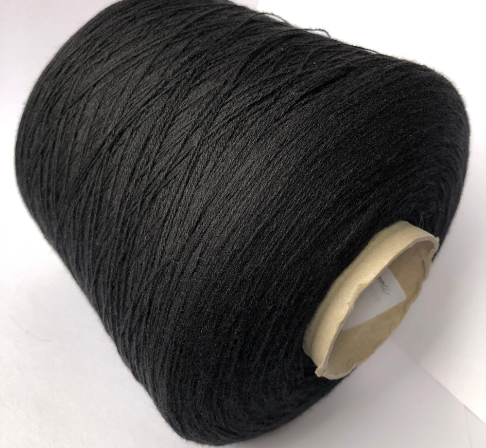 NEW Пряжа Кашемир ECO cashmere 2/26 черный