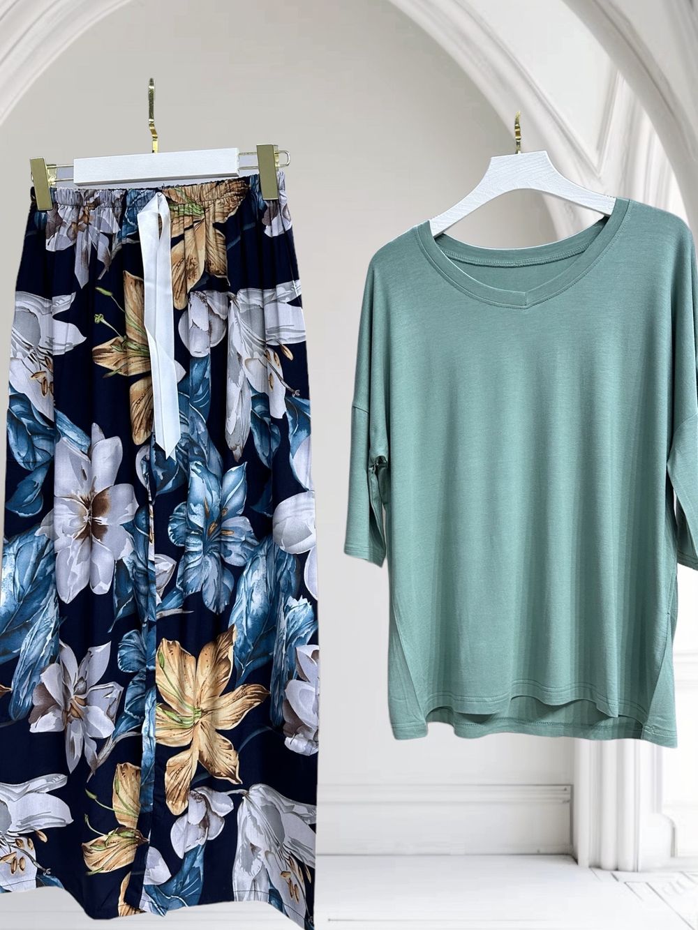 ДО БАМБУК Двойка Штапель Штаны