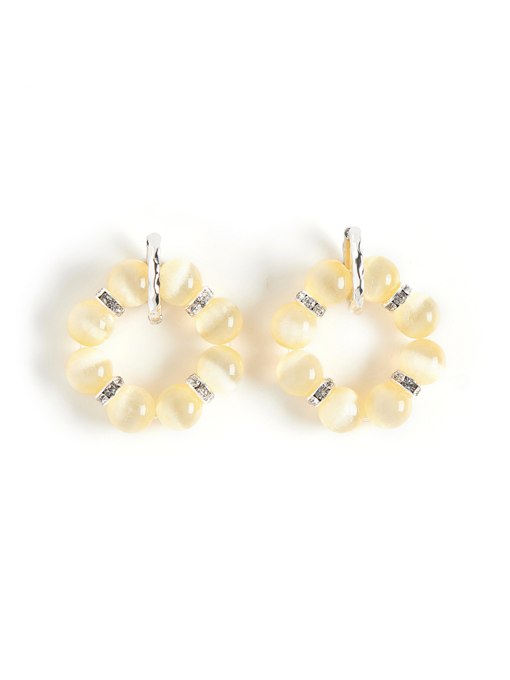 Серьги "Wheel" Yellow