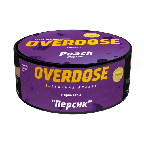 М. Табак для кальяна Overdose Peach (Персик), 100г.