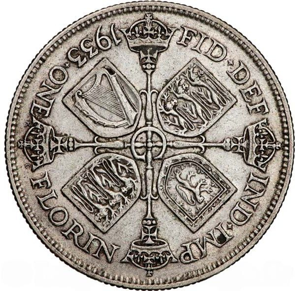 United Kingdom 1 Florin 1933 – King George V