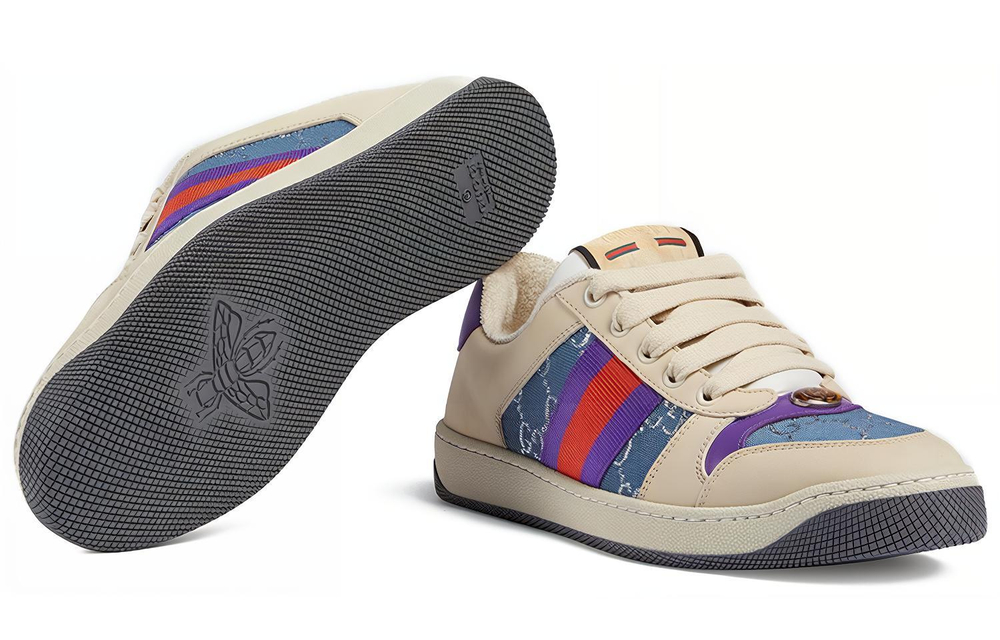 Gucci Wmns Screener "Blue Gg Lamé" Women"s