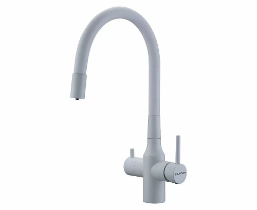 Смеситель для кухни Paulmark Salix Sa213419-WH белый матовый