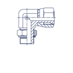 ФИТТИНГ ORFS ELBOW 32-1.1/4
