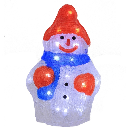 GAEM Изделие декоративное "Снеговик" (работает от сети), L15 W10 H25 см