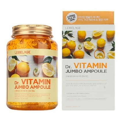 Освежающая сыворотка с Витаминами Lebelage Dr Derma Vitamin Jumbo Ampoule 250мл