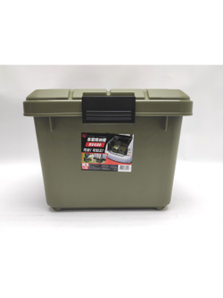 Ящик экспедиционный IRIS RV BOX 400, хаки, 28 литров 42x37,5x33 см.