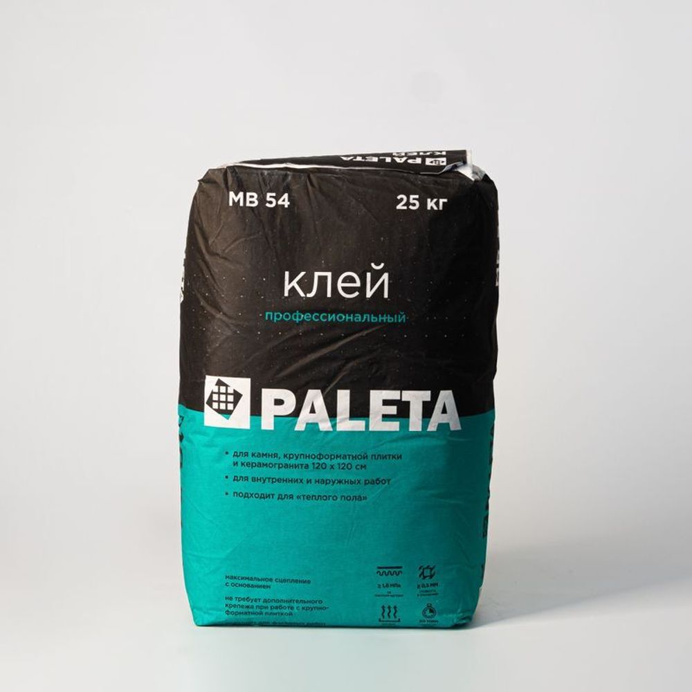 Клей для плитки Paleta MB 54 С2TE, 25 кг