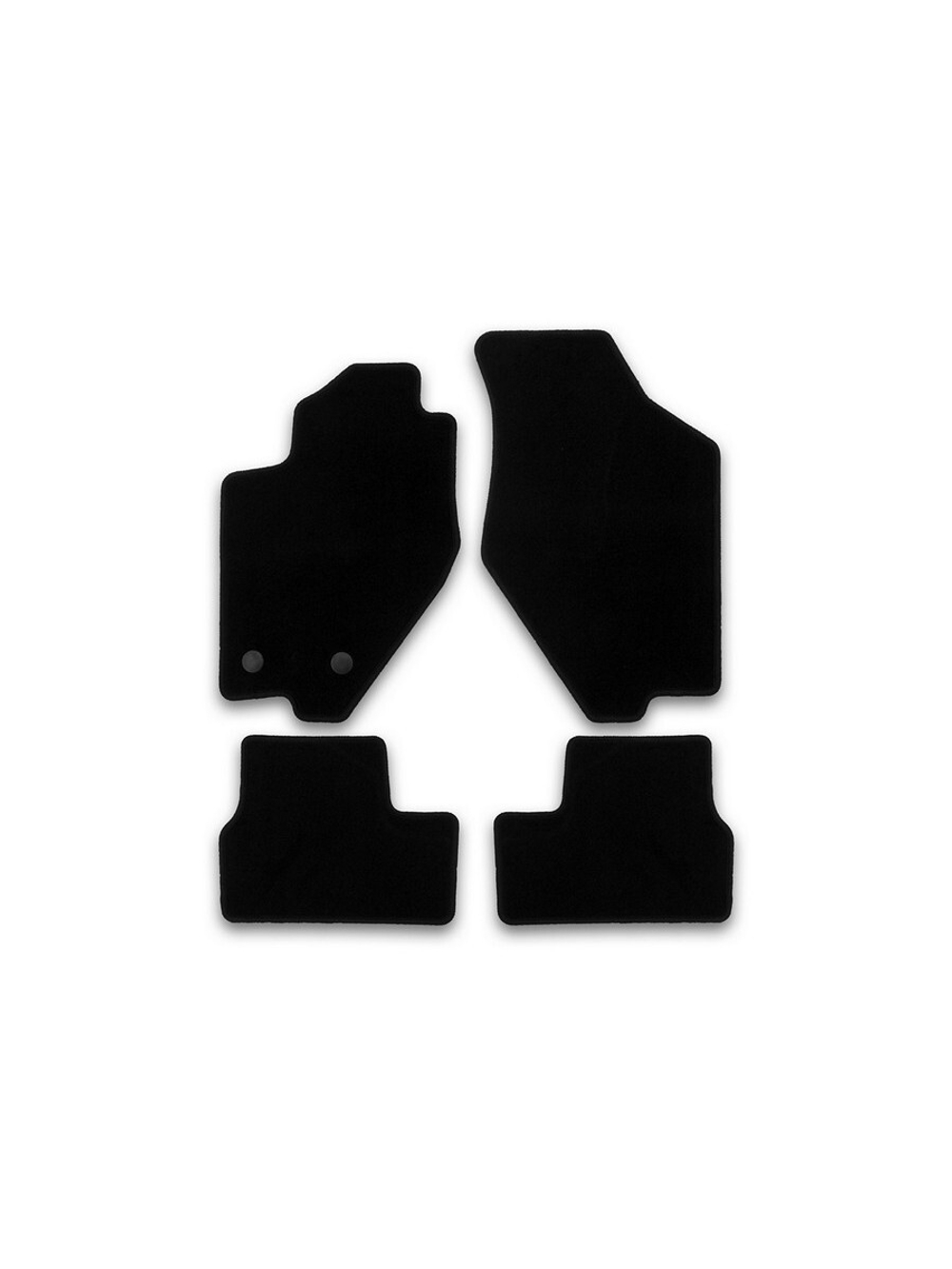 Коврики в салон для LADA Kalina, Kalina || 2004-2013, 2013-2018, седан, хэтчбек, 4 шт. (текстиль) KLEVER01520401200K