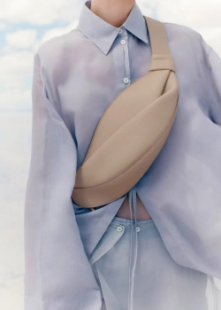 POLENE СУМКА NEYU, ТЕМНО-СЕРЫЙ