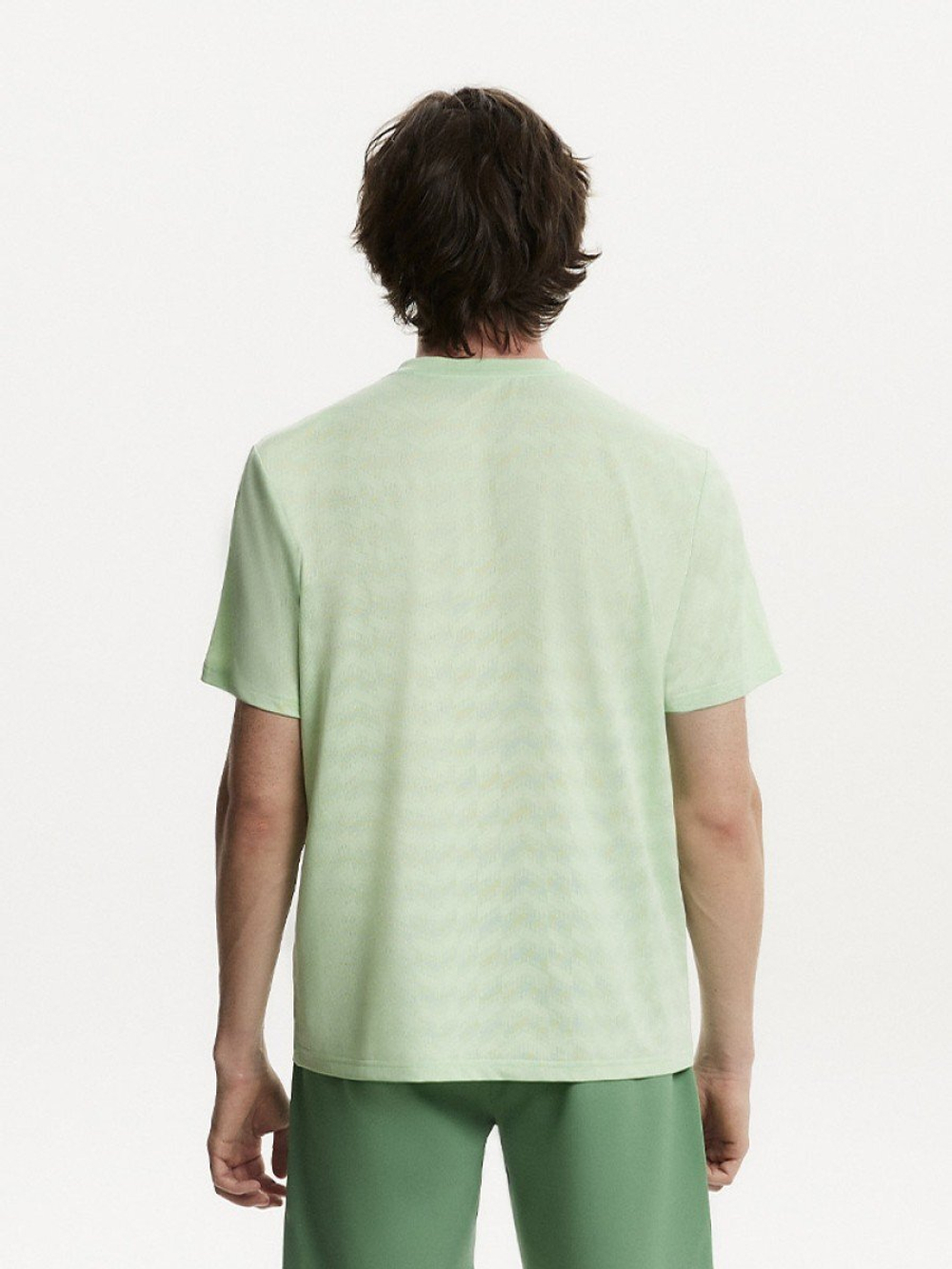 ОДЕЖДА ДЛЯ ТЕННИСА Мужская, Футболка SEVENSIX LODDY T-SHIRT 2.0 LIGHT GREEN .