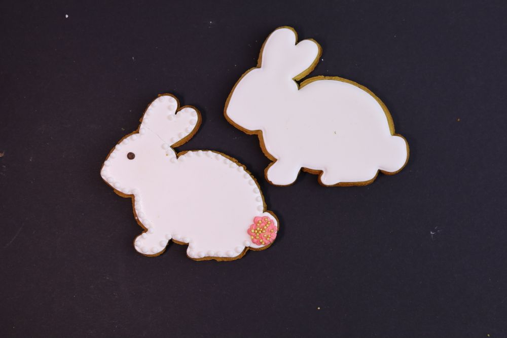 Пряник кролик с дизайном на заказ