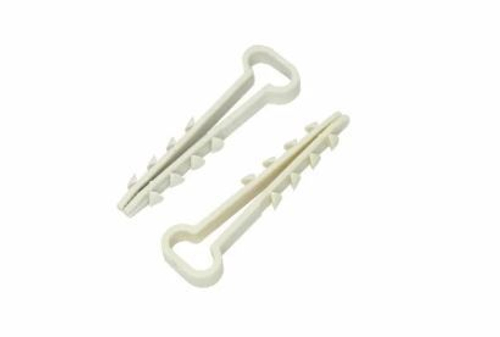 Дюбель-хомут прямоугольный 12х6 белый