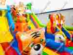 Коммерческий батут "Тигриная страна 2" 10*6*5 м