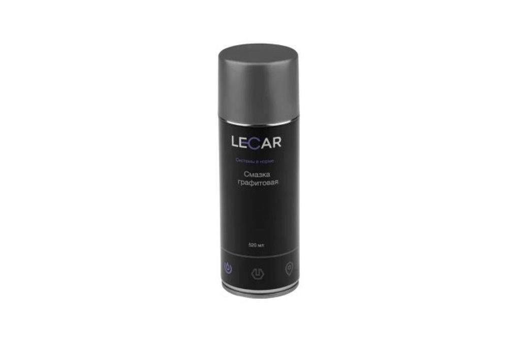 Смазка графитовая 520 мл (аэрозоль) (LECAR)