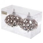 Набор украшений SHINE «Magic lamp» 8,8х10,4 см (2 шт.), light champagne