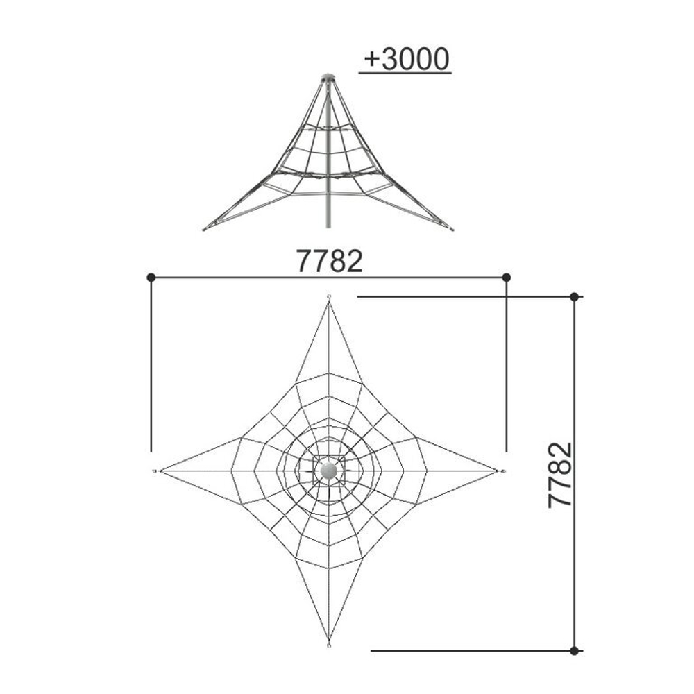 Канатный лаз Romana 601.01.00