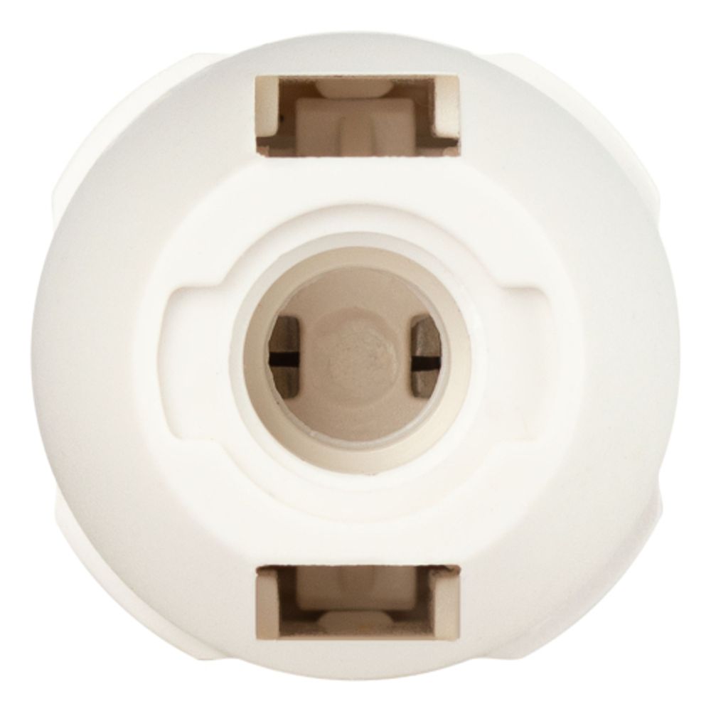 Патрон ЭРА Е14 с кольцом пластик белый без наклейки групповая упаковка 50 шт | Патроны, переходники, ПРА