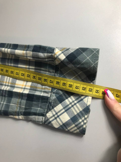 Рубашка Tom Tailor в клетку, визуально 42/44 размер