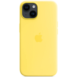 Силиконовый чехол с поддержкой MagSafe Apple Silicone Case для iPhone 14, Canary Yellow (Канареечный)