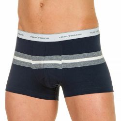 Трусы мужские боксеры темно-синие в полоску (blue-medi) Tom Tailor 622