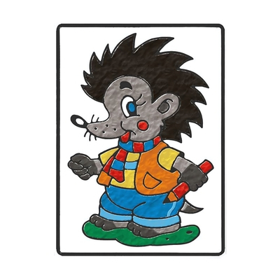 Набор для детского творчества, картина пластилином "Ёжик" 12х18см (Maxiart)