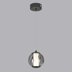 Подвесной светильник OD2437-1 pearl black/smoke