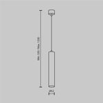 Подвесной светильник Technical P072PL-L12W4K-BS