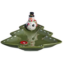 БЛЮДО СЕРВИРОВОЧНОЕ КОЛЛЕКЦИЯ "CHRISTMAS GIFT" 21*20,5*10 СМ