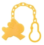 Клипса для соски-пустышки just lubby, цепочка, от 0 мес., PP арт.16581