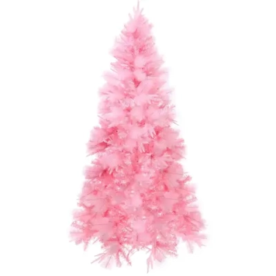 Ёлка «Розовый зимний сад» 210 см, ПВХ, леска, резина (900 веток)