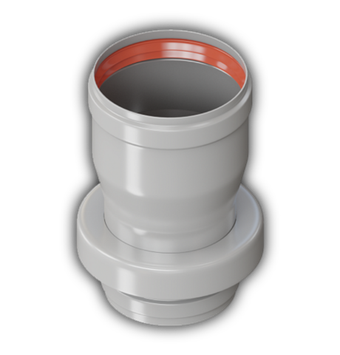 Адаптер дымохода D80 газоход для перехода на раздельную систему