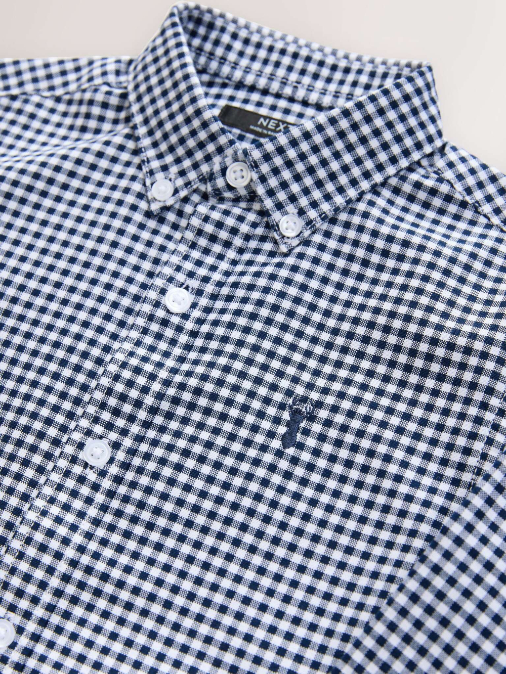 Рубашка для мальчика Next AT9-208, Синий, Белый