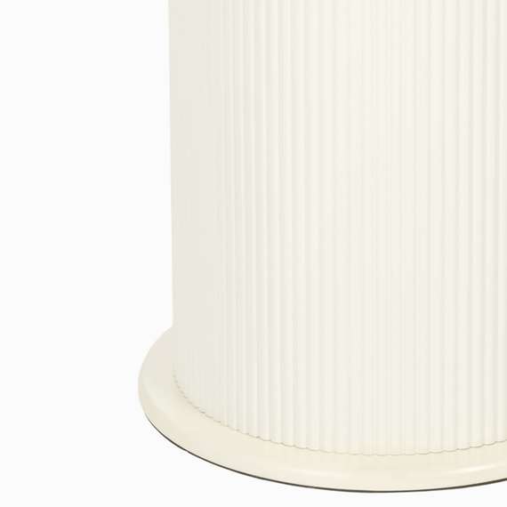 Обеденный стол Iona Ø100 см, белый меламин