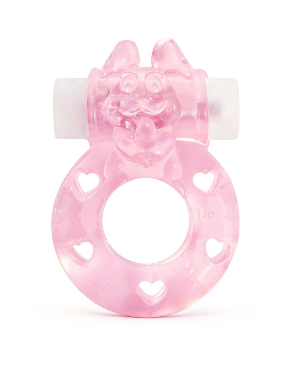 Эрекционное виброкольцо Sexy Friend в форме розового зайчика