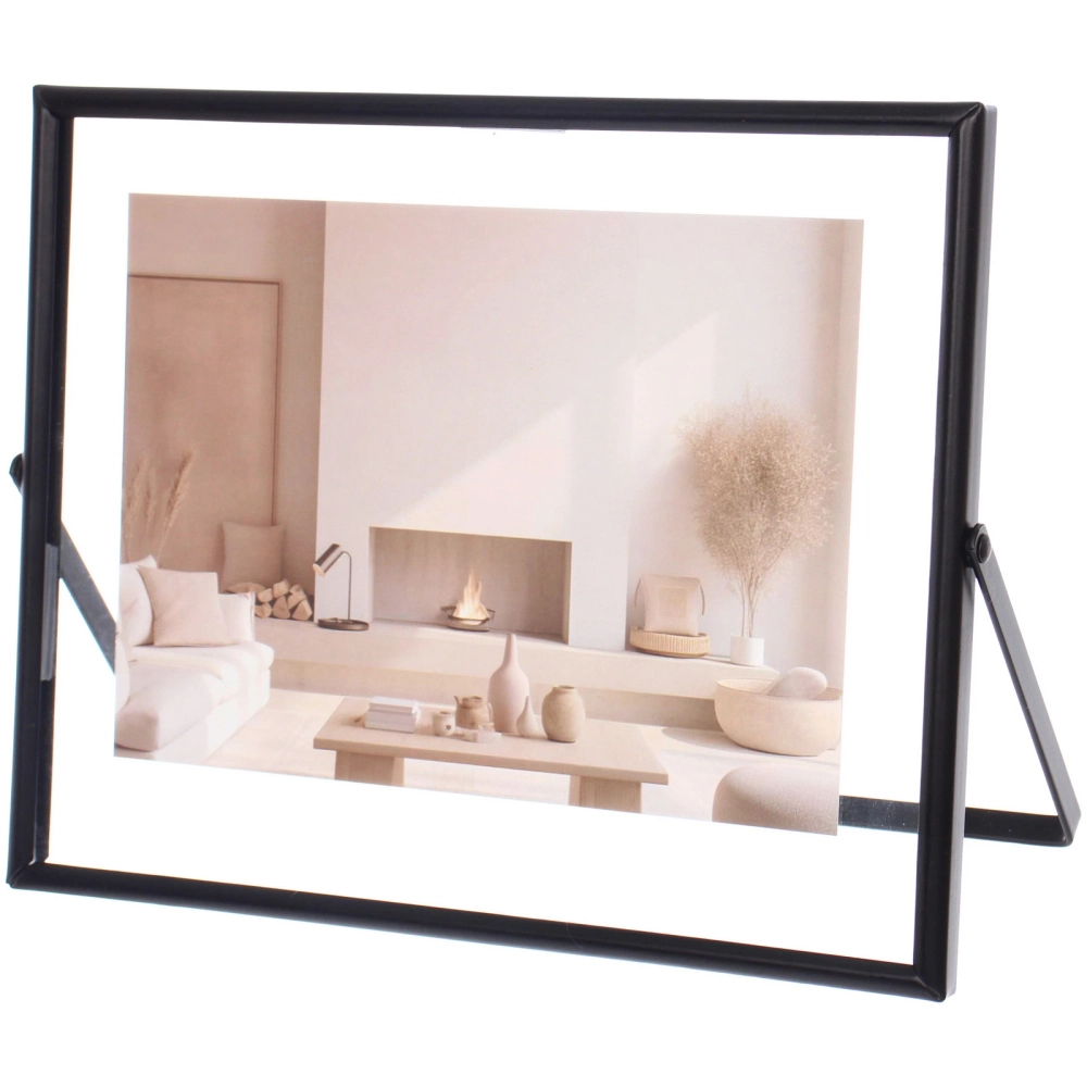 Фоторамка «BLACK STYLE» для фото 12,5*17,5см, горизонтальная