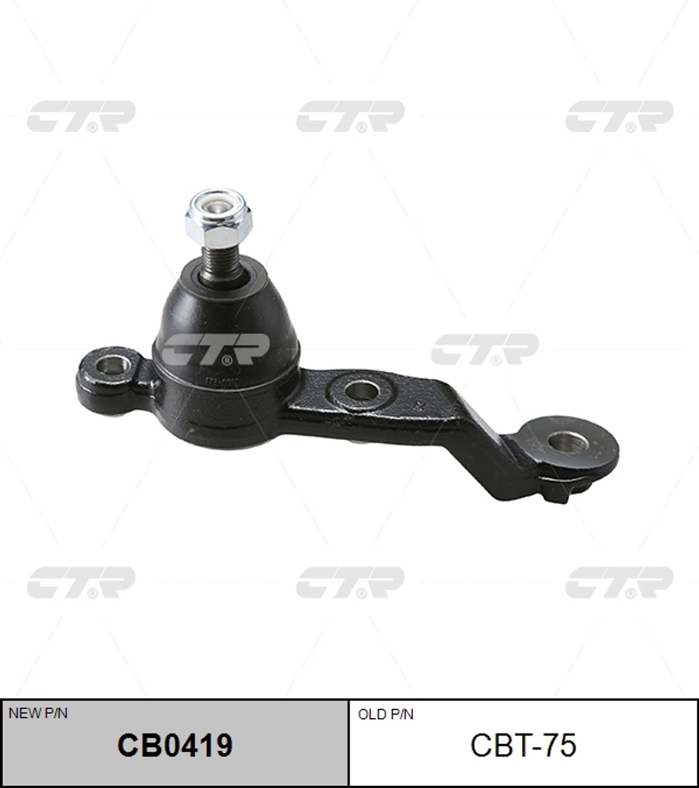 Опора шаровая CTR CB0419 (CBT-75)