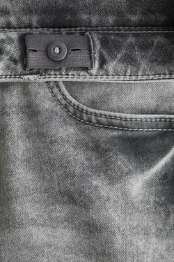 H&M Джинсы свободного кроя с зауженным кроем, светло-серый