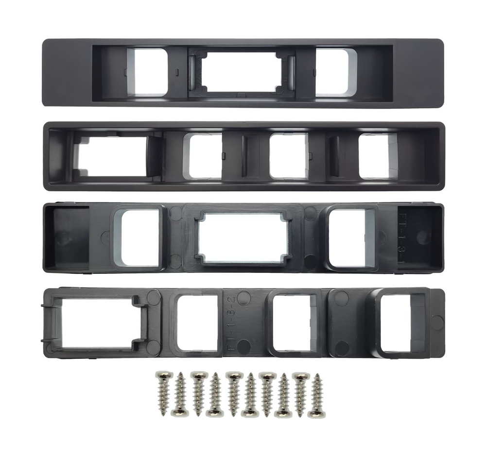 Комплект с разъёмами 12.3" Hyundai Santa Fe 2 2006-2012 (рамка 3 и 4 кнопки) - Car-Smart LUX-SAN2