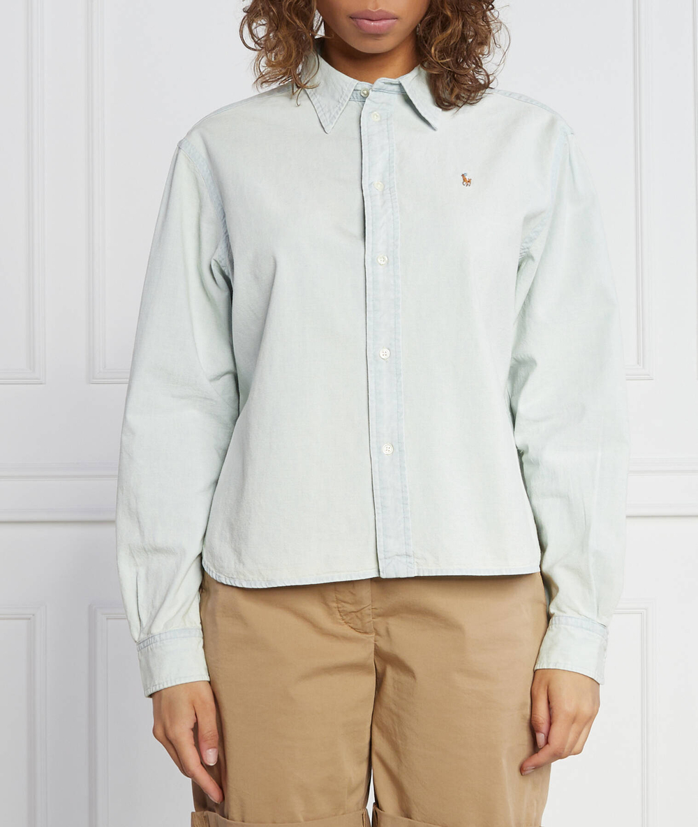 Джинсовая рубашка POLO RALPH LAUREN - голубой(211891420)
