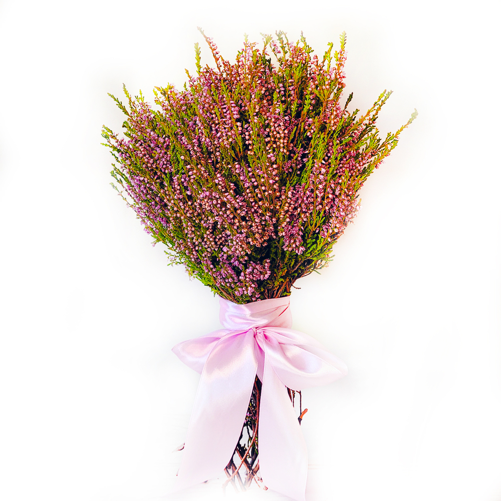 Букет сухоцветов  из Вереска натурального, 33х25 см